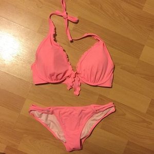 Victoria secret coral bikini